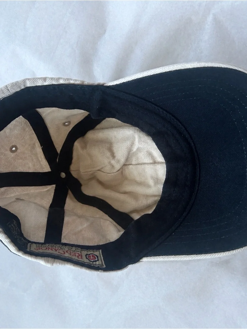 Vintage Canada maple leaf woven shield patch 100% cotton adjustable baseball cap - Picture 3 of 6